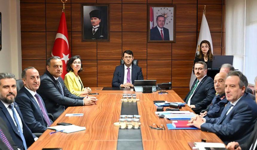 Uşak'taki okul güvenliği için önemli bir toplantı yapıldı