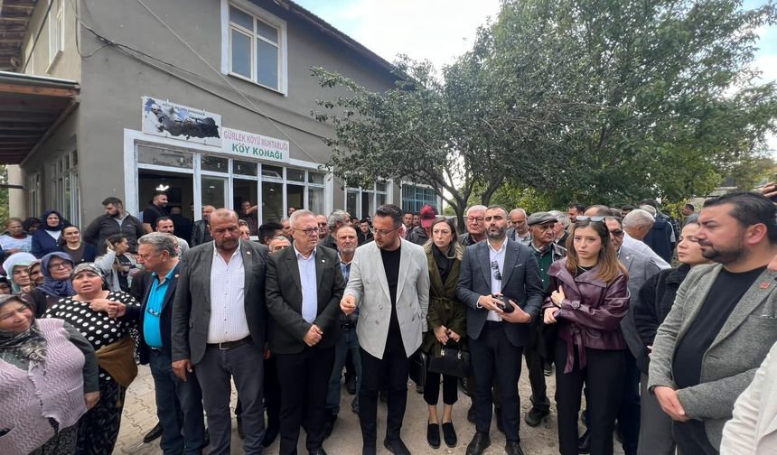 Uşak Banaz Gürlek Köyü'nde toplanan 55 muhtar, nikel madeni istemediğini bildirdi