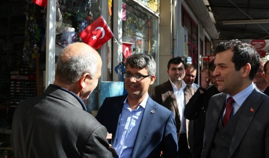 AK PARTİLİ MİLLETVEKİLİ ADAYLARI ULUBEY'İ ZİYARET ETTİ
