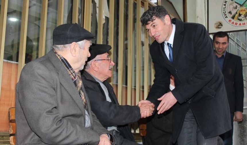 EROL KORKMAZ, SİVASLI VE KARAHALLI'YI ZİYARET ETTİ