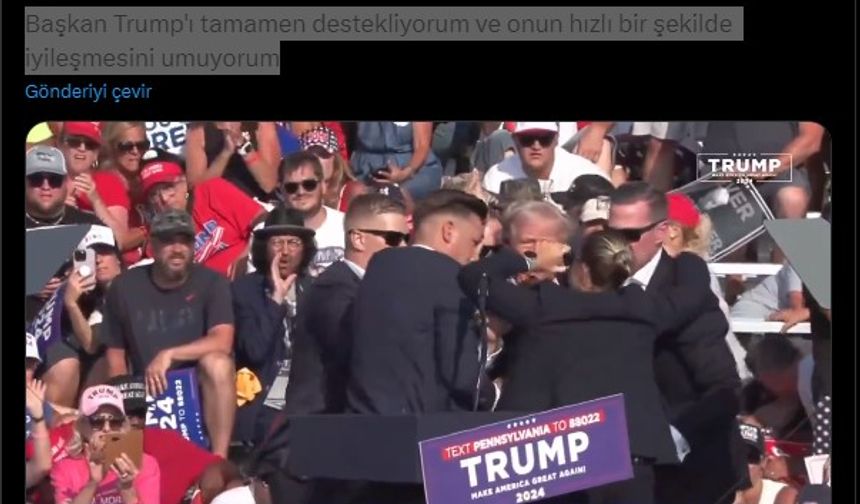Elon Musk, saldırıya uğrayan Trump için mesaj verdi: Başkan Trump'u tamamen destekliyorum!