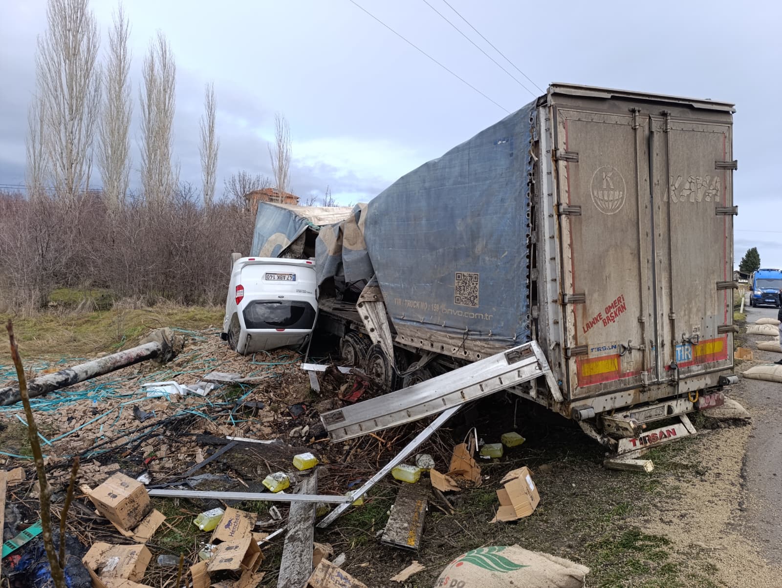 Uşak Çarıkköy Rampası Kaza (1)