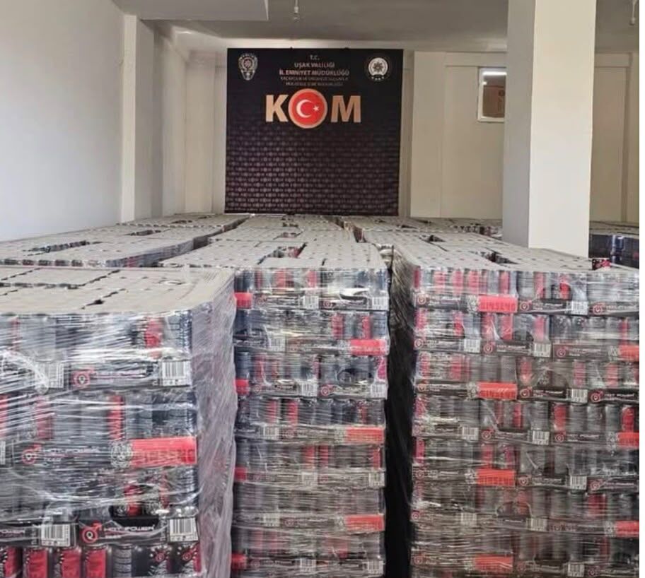 Uşak'taki kafa karışıklığı giderildi! 218 bin 800 enerji içeceğindeki yediemin kalktı