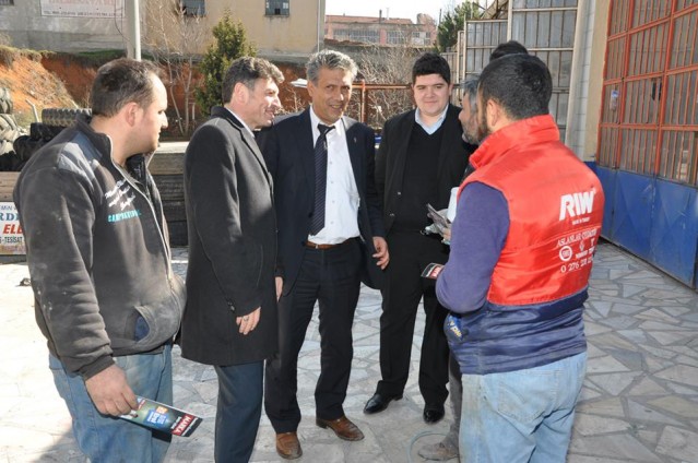 EROL KORKMAZ, 1 EYLÜL SANAYİ SİTESİNİ ZİYARET ETTİ