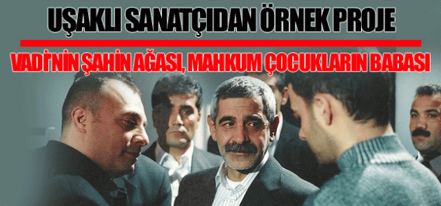 Uşaklı sanatçıdan örnek proje